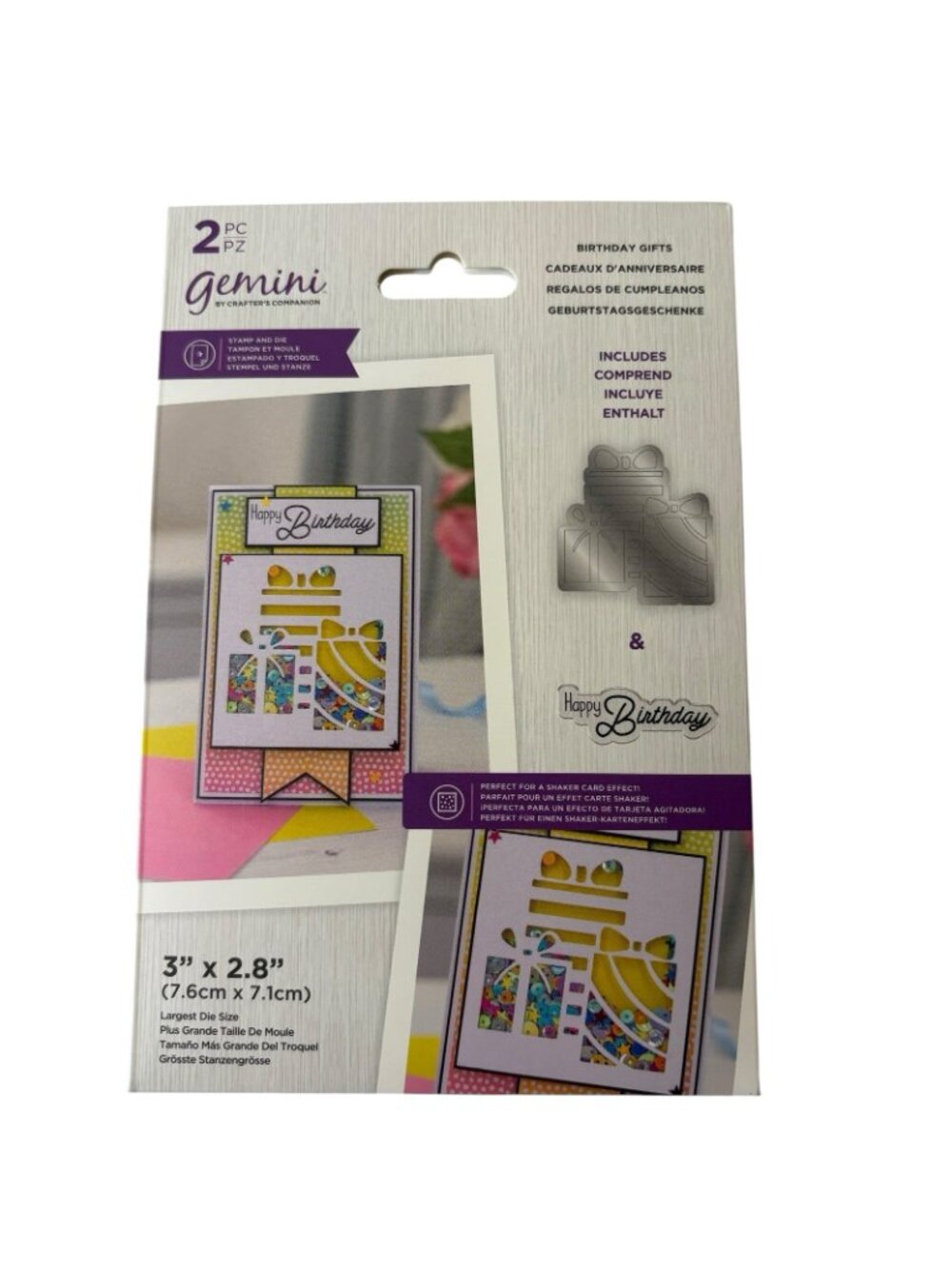 40 New Gemini Crafter’s Companion Stamp & Die Sets Birthday Craft Lot - Picture 3 of 11